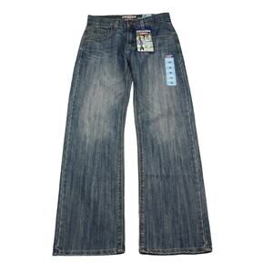Levis Pants Boys 14 Blue Denim Slim Straight Fit Denizen Adjustable Jeans